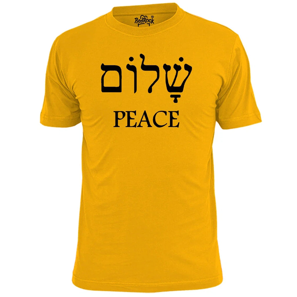 Mens Hebrew Peace Israel Shalom - Adult & Kids T-Shirts, Sweatshirts & Hoodies apparel design preview 1