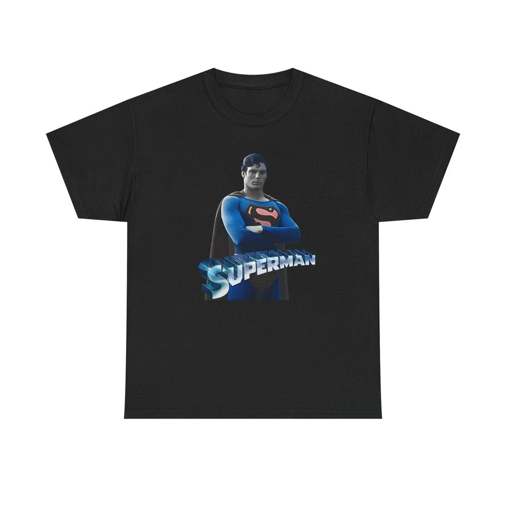 Superman Heavy Cotton Christopher Reeves, Superhero - Adult & Kids T-Shirts, Sweatshirts & Hoodies apparel design preview 1