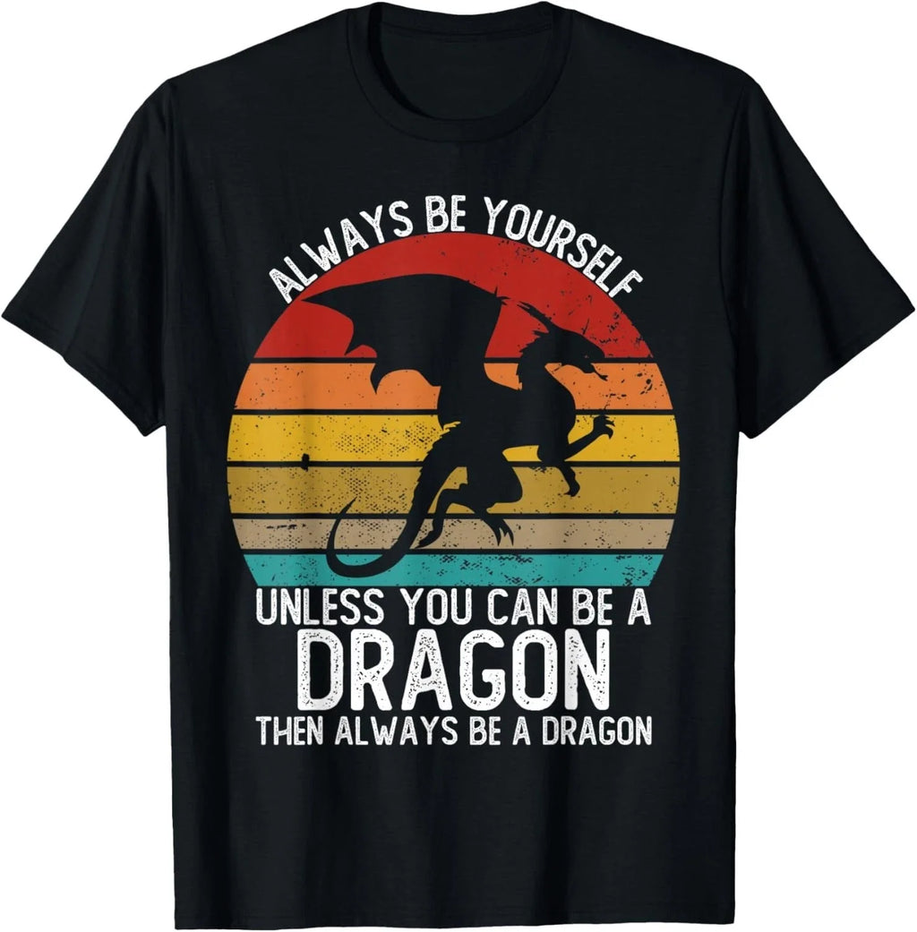 Always Be Yourself Unless You Can A Dragon Vintage - Adult & Kids T-Shirts, Sweatshirts & Hoodies apparel design preview 1