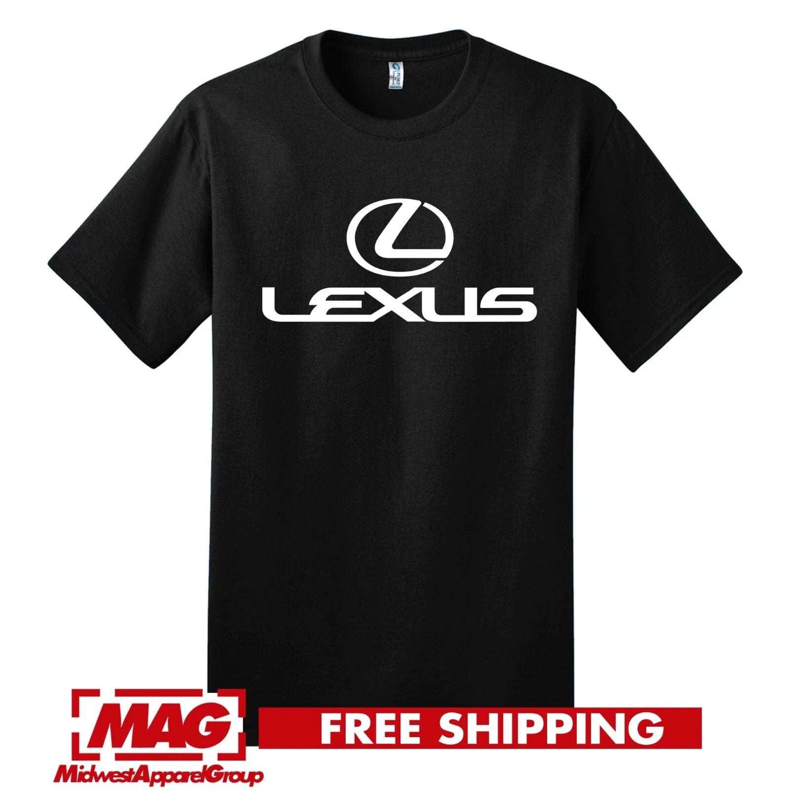 LEXUS BLACK Logo IS F Sport Automotive Jdm Motor NX - Adult & Kids T-Shirts, Sweatshirts & Hoodies apparel design preview 1