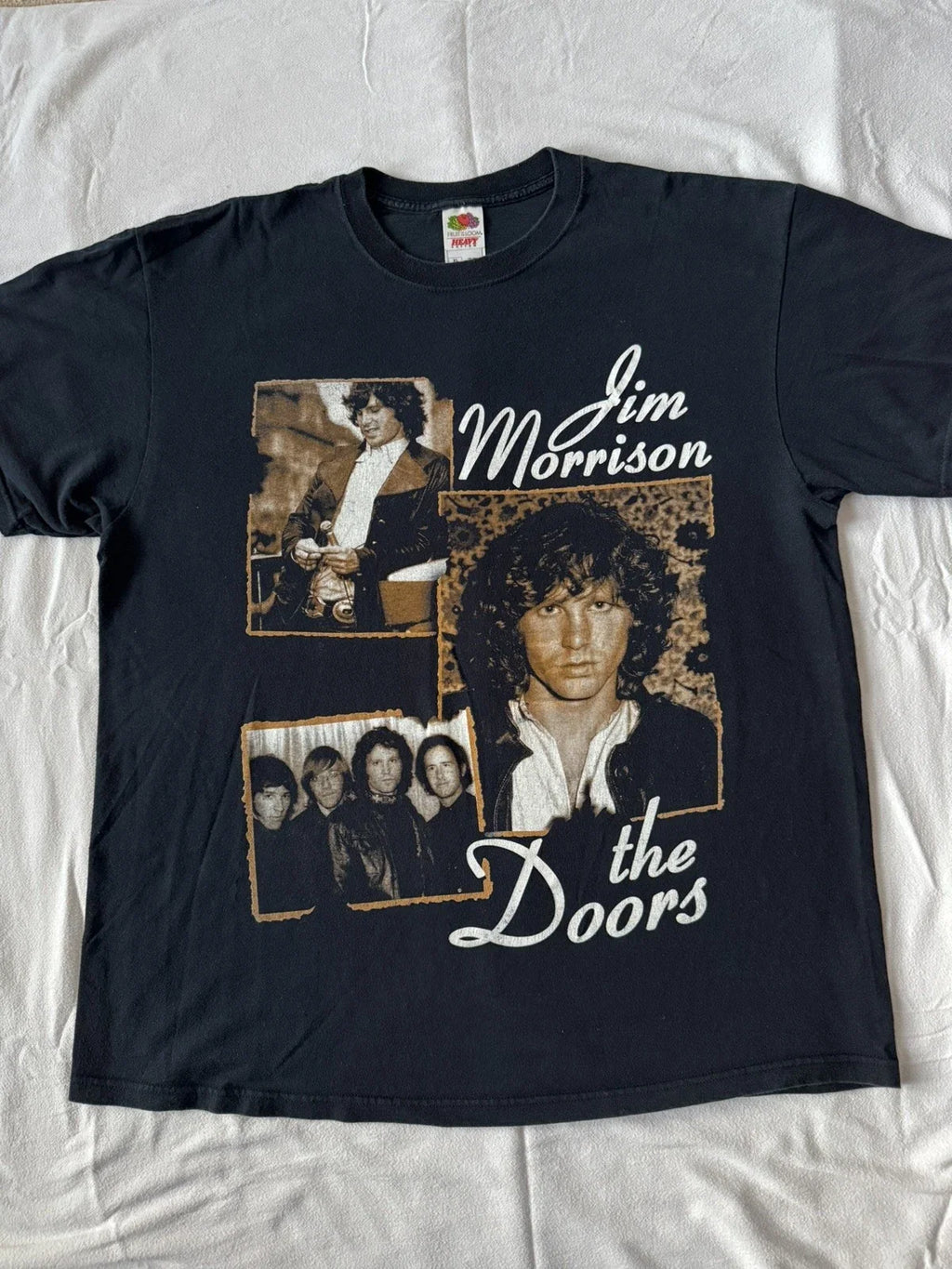 Vintage Jim Morrison The Doors Band XL Black Double - Adult & Kids T-Shirts, Sweatshirts & Hoodies apparel design preview 1