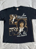 Vintage Jim Morrison The Doors Band XL Black Double - Adult & Kids T-Shirts, Sweatshirts & Hoodies apparel design preview 1