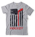 Hockey USA Flag American Birthday Gift - Adult & Kids T-Shirts, Sweatshirts & Hoodies apparel design preview 1