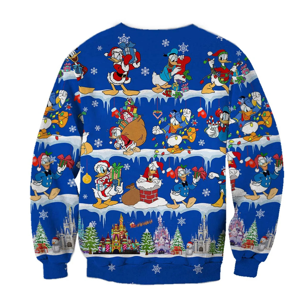Duck pattern 3D Christmas Sweater - Holiday Gift product image 4