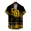 San Diego Padres Golden Palms Hawaiian - Adult & Kids T-Shirts, Sweatshirts & Hoodies apparel design preview 1
