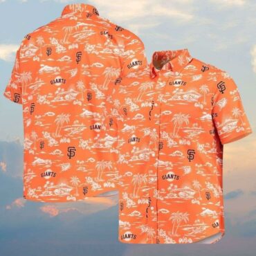 San Francisco Giants Classic Island Vibes Hawaiian - Adult & Kids T-Shirts, Sweatshirts & Hoodies apparel design preview 1