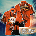 San Francisco Giants MLB Hawaiian Custom August Aloha - Adult & Kids T-Shirts, Sweatshirts & Hoodies apparel design preview 1