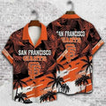 San Francisco Giants Sunset Silhouette Hawaiian - Adult & Kids T-Shirts, Sweatshirts & Hoodies apparel design preview 1