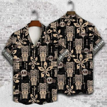 San Francisco Giants Tribal Tiki Hawaiian - Adult & Kids T-Shirts, Sweatshirts & Hoodies apparel design preview 1