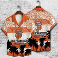 San Francisco Giants Tropical Logo Hawaiian - Adult & Kids T-Shirts, Sweatshirts & Hoodies apparel design preview 1