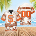 San Francisco Giants Tropical Palm Wave Hawaiian - Adult & Kids T-Shirts, Sweatshirts & Hoodies apparel design preview 1
