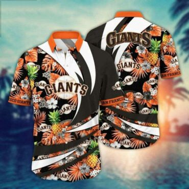 San Francisco Giants Tropical Wave Hawaiian - Adult & Kids T-Shirts, Sweatshirts & Hoodies apparel design preview 1