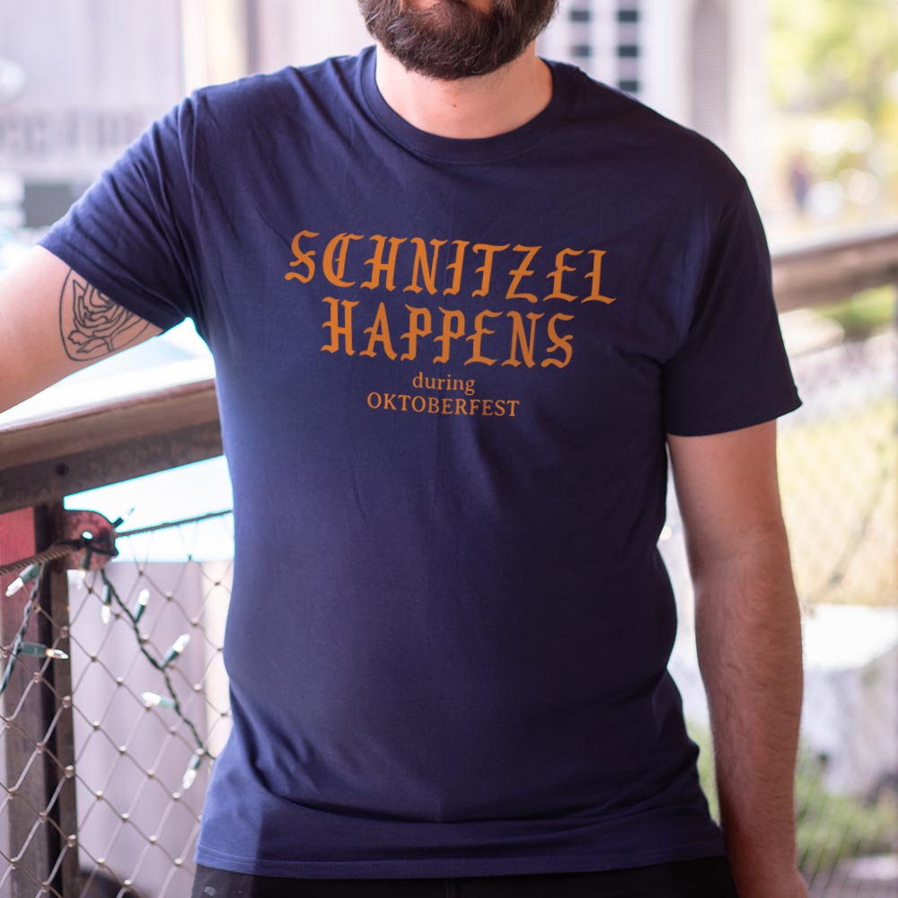 Schnitzel Happens - Adult & Kids T-Shirts, Sweatshirts & Hoodies apparel design preview 1