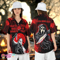 Scream Ghost Face Halloween Bloody Horror Movie Aloha - Adult & Kids T-Shirts, Sweatshirts & Hoodies apparel design preview 1
