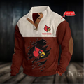 Louisville Cardinals Corduroy Stand Collar - Adult & Kids T-Shirts, Sweatshirts & Hoodies apparel design preview 1