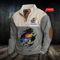 Jayhawks Basketball Corduroy Stand Collar - Adult & Kids T-Shirts, Sweatshirts & Hoodies apparel design preview 1