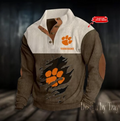 Clemson Basketball Corduroy Stand Collar - Adult & Kids T-Shirts, Sweatshirts & Hoodies apparel design preview 1