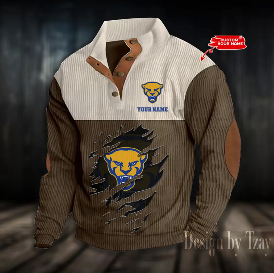 Pittsburgh Basketball Corduroy Stand Collar - Adult & Kids T-Shirts, Sweatshirts & Hoodies apparel design preview 1