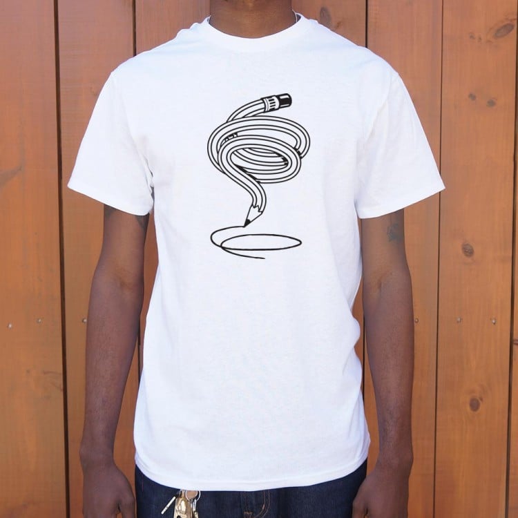Scribble Pencil - Adult & Kids T-Shirts, Sweatshirts & Hoodies apparel design preview 1