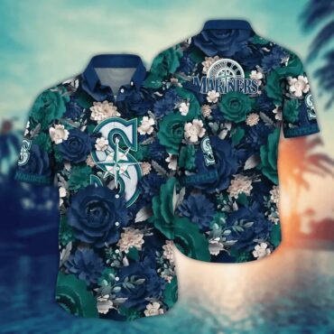 Seattle Mariners Oceanic Escape Hawaiian - Adult & Kids T-Shirts, Sweatshirts & Hoodies apparel design preview 1