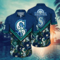 Seattle Mariners Sunset Palms Hawaiian - Adult & Kids T-Shirts, Sweatshirts & Hoodies apparel design preview 1