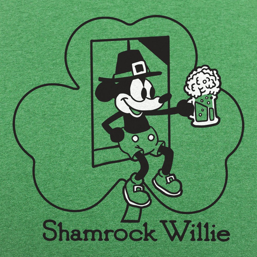 Shamrock Willie - Adult & Kids T-Shirts, Sweatshirts & Hoodies apparel design preview 1