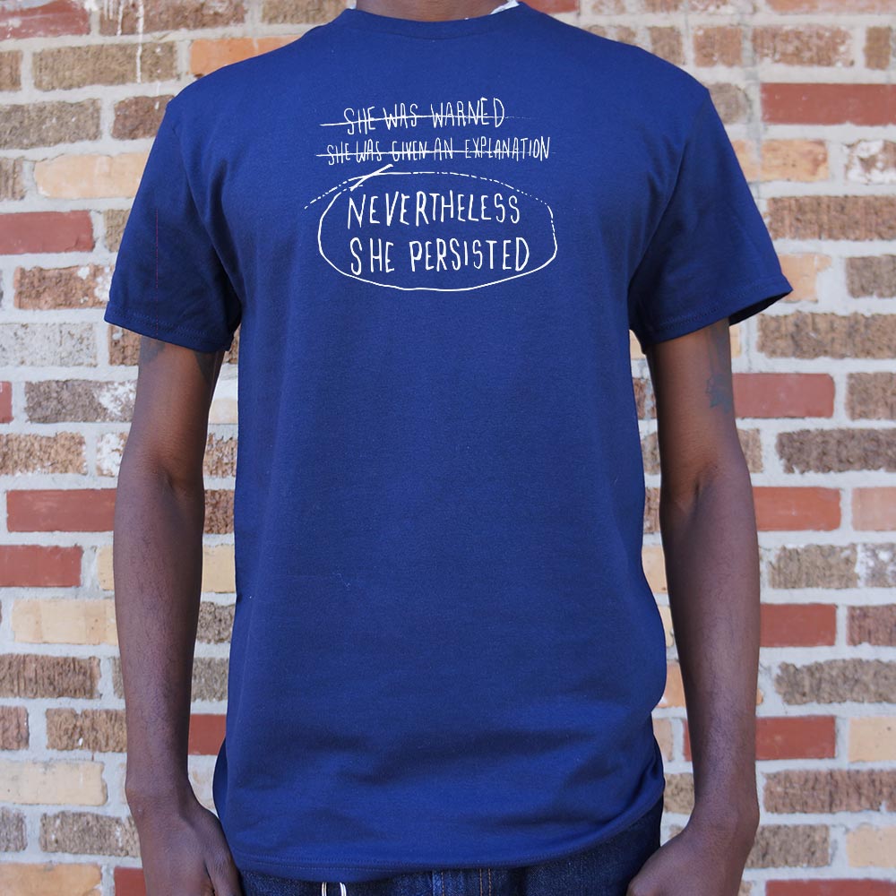 She Persisted - Adult & Kids T-Shirts, Sweatshirts & Hoodies apparel design preview 1