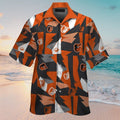 Short Sleeve Baltimore Orioles Tropical Hawaiian - Adult & Kids T-Shirts, Sweatshirts & Hoodies apparel design preview 1