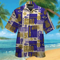 Short Sleeve Baltimore Ravens Tropical Hawaiian - Adult & Kids T-Shirts, Sweatshirts & Hoodies apparel design preview 1