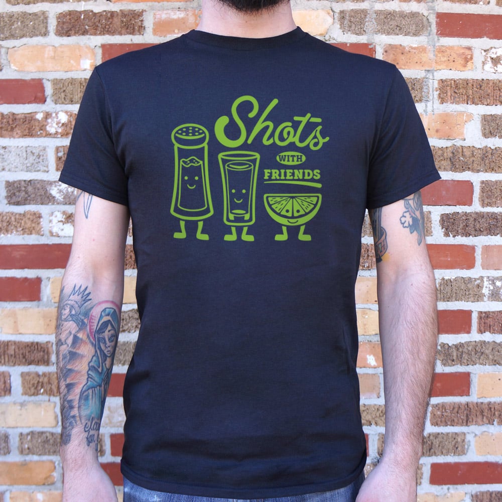 Shots With Friends - Adult & Kids T-Shirts, Sweatshirts & Hoodies apparel design preview 1