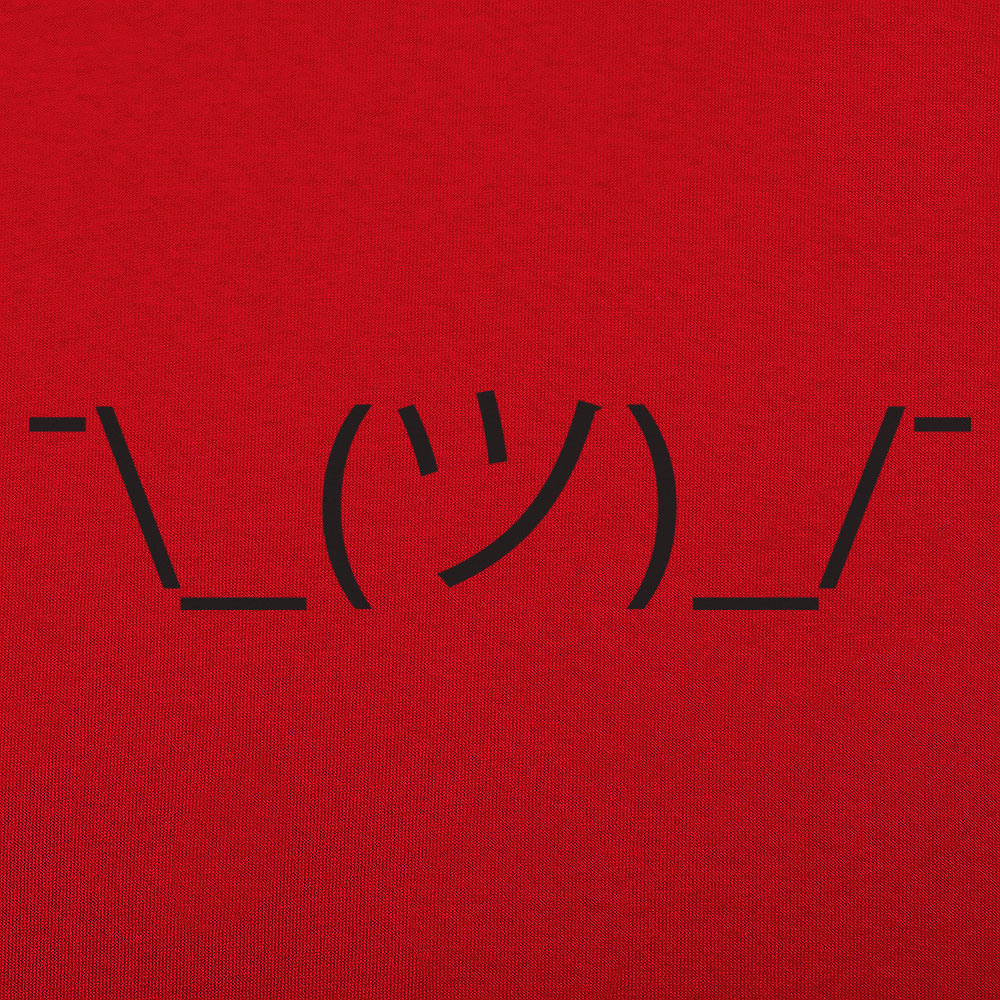 Shrugging Emoji - Adult & Kids T-Shirts, Sweatshirts & Hoodies apparel design preview 1