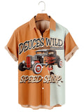 Simple Car Print Casual Lapel Trendy Hawaiian - Adult & Kids T-Shirts, Sweatshirts & Hoodies apparel design preview 1