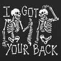 Skeleton Got Back - Adult & Kids T-Shirts, Sweatshirts & Hoodies apparel design preview 1