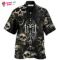 Skull Horror Movies Hawaiian Trendy Aloha - Adult & Kids T-Shirts, Sweatshirts & Hoodies apparel design preview 1