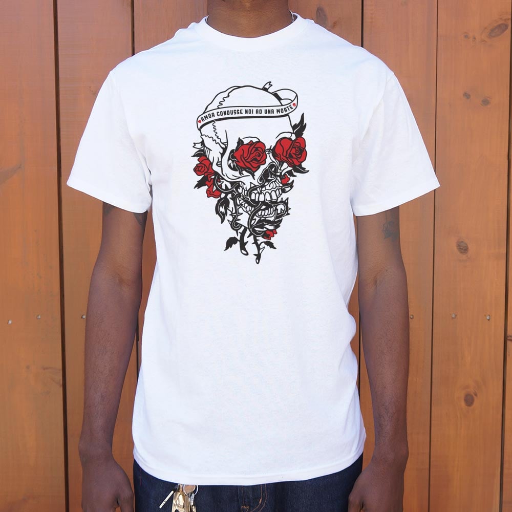 Skull And Roses - Adult & Kids T-Shirts, Sweatshirts & Hoodies apparel design preview 1