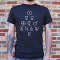 Solar System Symbols - Adult & Kids T-Shirts, Sweatshirts & Hoodies apparel design preview 1