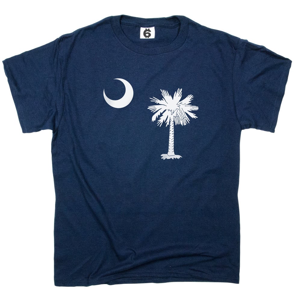 South Carolina Flag - Adult & Kids T-Shirts, Sweatshirts & Hoodies apparel design preview 1