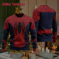 Spiderman Suite Superhero Ugly Christmas Sweater - Holiday Gift product image