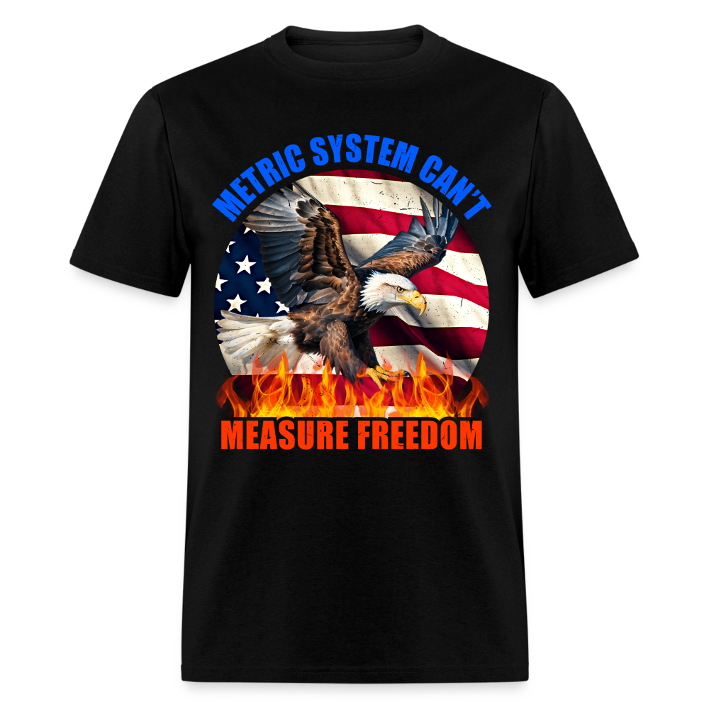 Metric System Can'T Measure Freedom - Adult & Kids T-Shirts, Sweatshirts & Hoodies apparel design preview 1