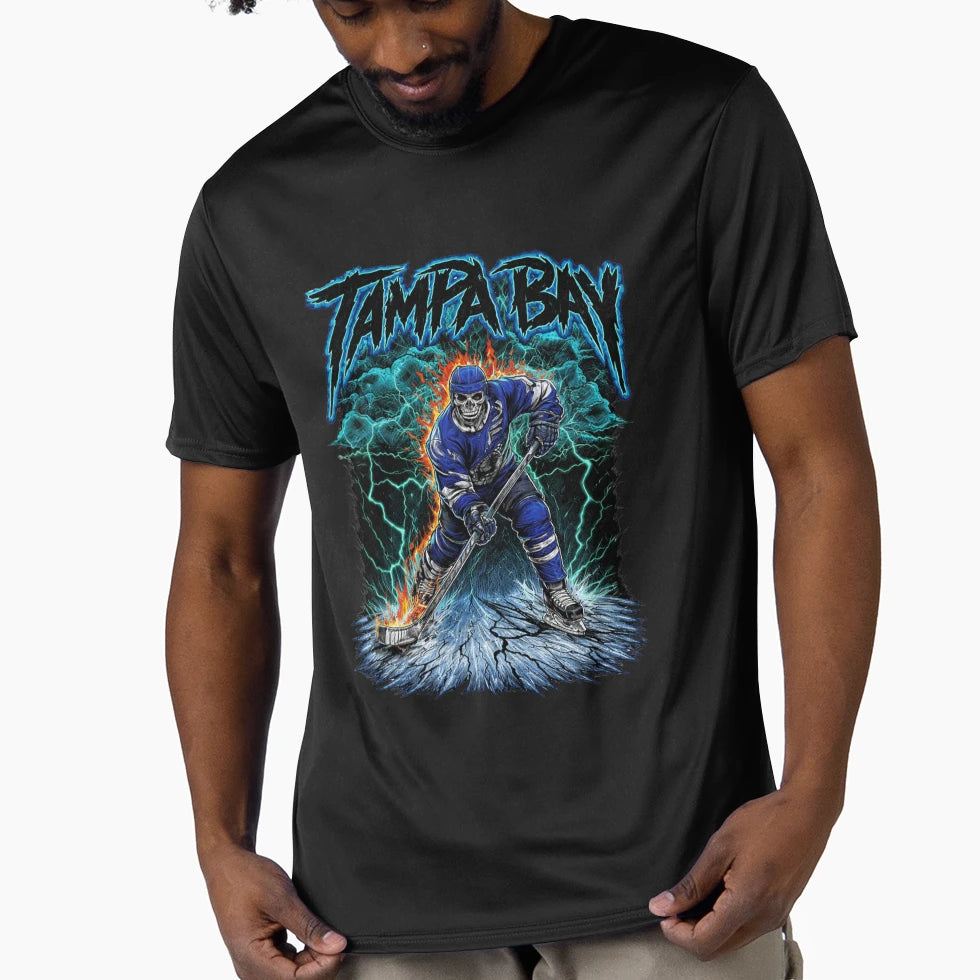 Tampa Bay Hockey T-Shirt - Custom Art Print for Adults - T-Shirt, Sweatshirt, Hoodie