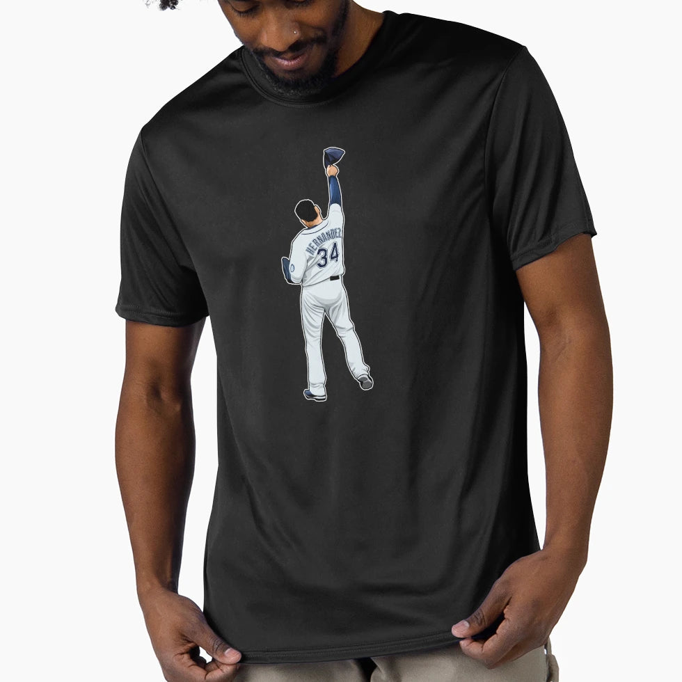 Felix Hernandez 34 To Fans T-Shirt - Graphic Print Men Women - T-Shirt, Sweatshirt, Hoodie