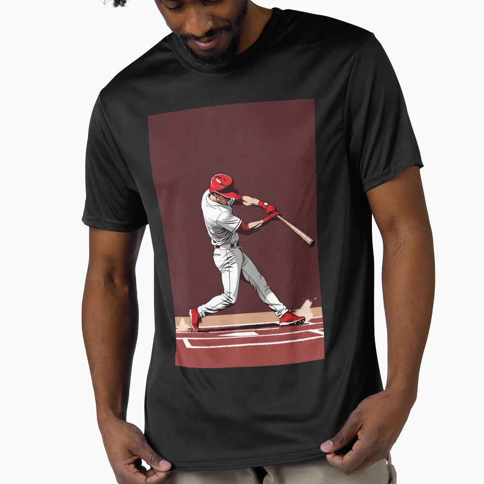 Baseball Player T-Shirt - Graphic Print for Adults - T-Shirt, Sweatshirt, Hoodie