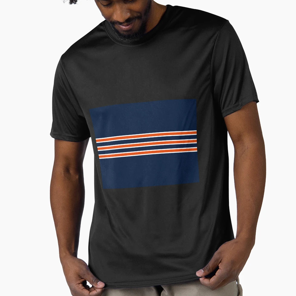 Chicago Bears Pattern T-Shirt - Casual Everyday Wear for Adults - T-Shirt, Sweatshirt, Hoodie