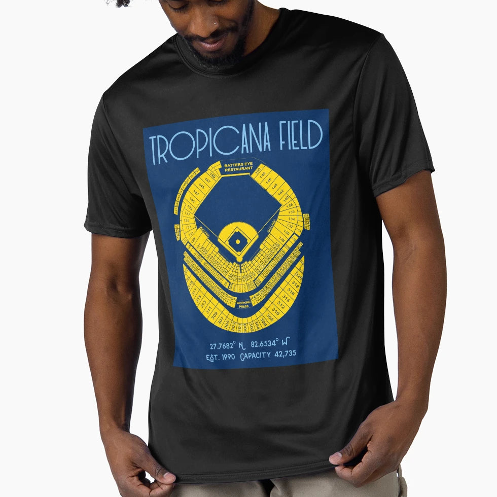 Tampa Bay Rays Tropicana Field T-Shirt - Aesthetic Graphic Men Women - T-Shirt, Sweatshirt, Hoodie