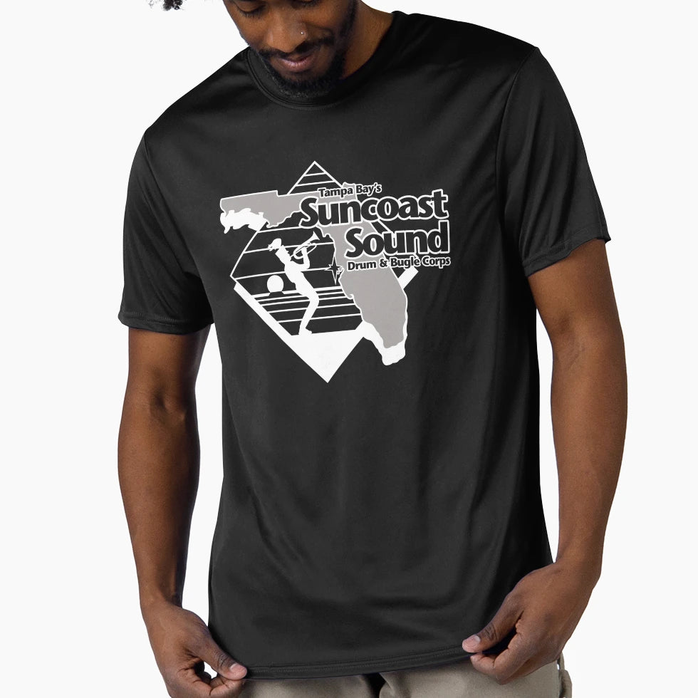Suncoast Sound Drum Bugle Corps T-Shirt - Aesthetic Graphic for Adults - T-Shirt, Sweatshirt, Hoodie