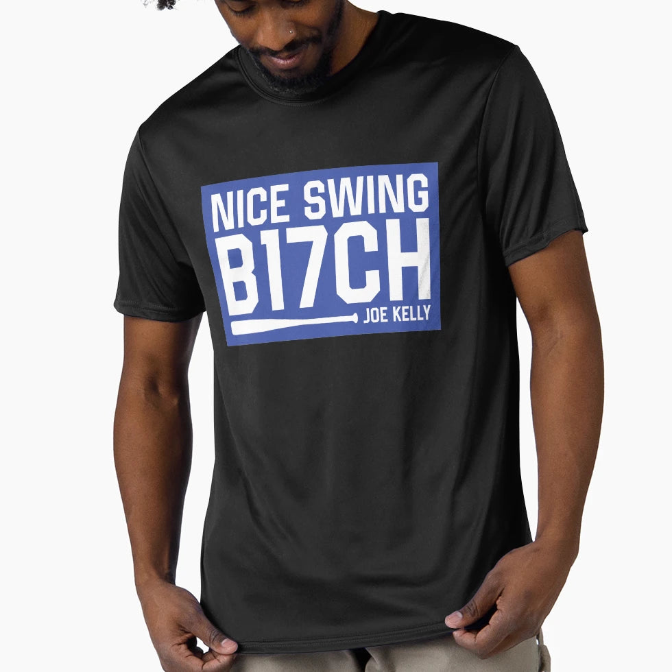 Joe Kelly Nice Swing B17Ch T-Shirt - Streetwear Style Unisex - T-Shirt, Sweatshirt, Hoodie