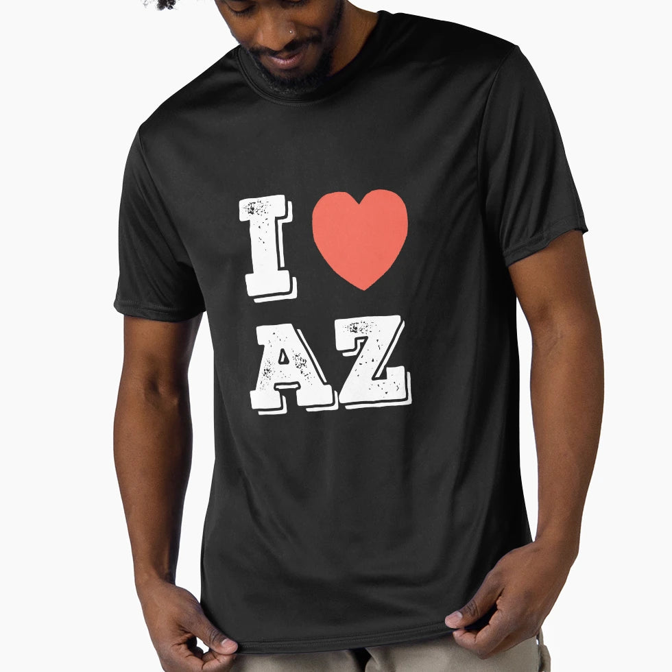 I Love Arizona Heart Usa T-Shirt - Custom Art Print for Adults - T-Shirt, Sweatshirt, Hoodie