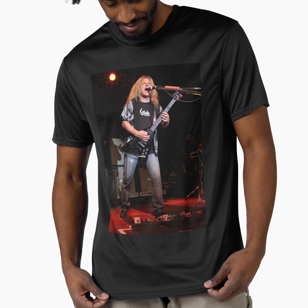 Frank Hannon Tesla Photograph T-Shirt - Trendy Graphic Men Women - T-Shirt, Sweatshirt, Hoodie
