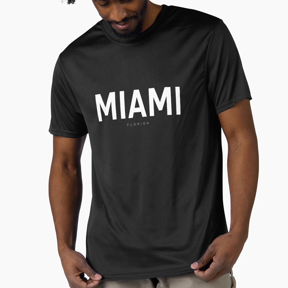 Miami Florida T-Shirt - Minimalist Print Unisex - T-Shirt, Sweatshirt, Hoodie