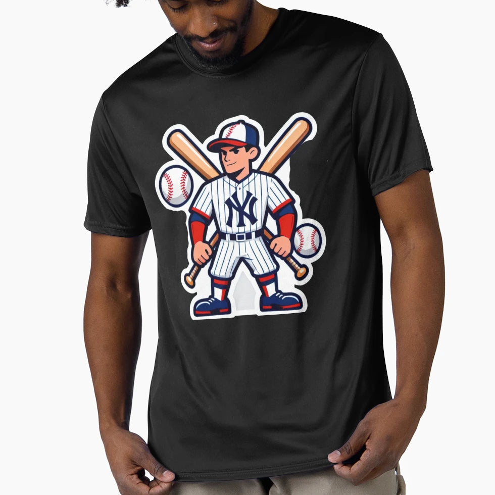 Ny Baseball T-Shirt - Graphic Print Unisex - T-Shirt, Sweatshirt, Hoodie